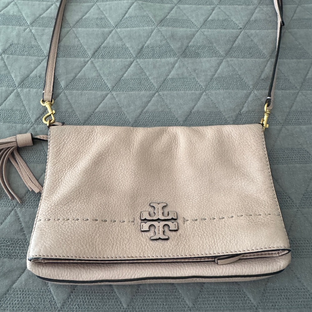 Tory Burch  light pinkLeather Crossbody Bag